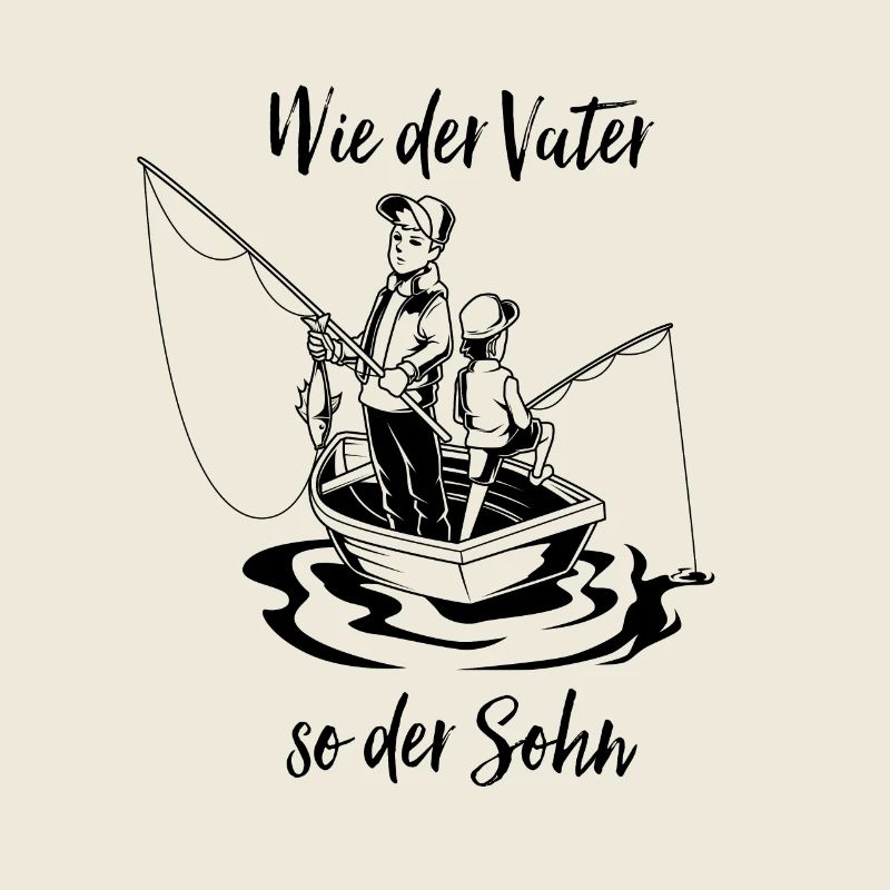 Pêche et pêche - père et fils