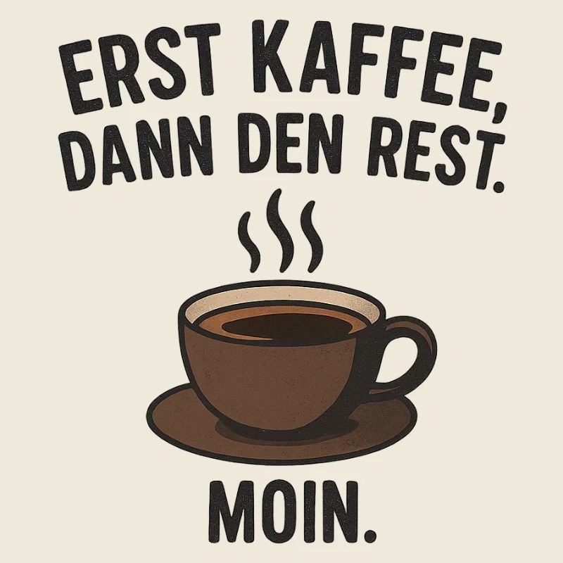 First coffee, then the rest – Moin!
