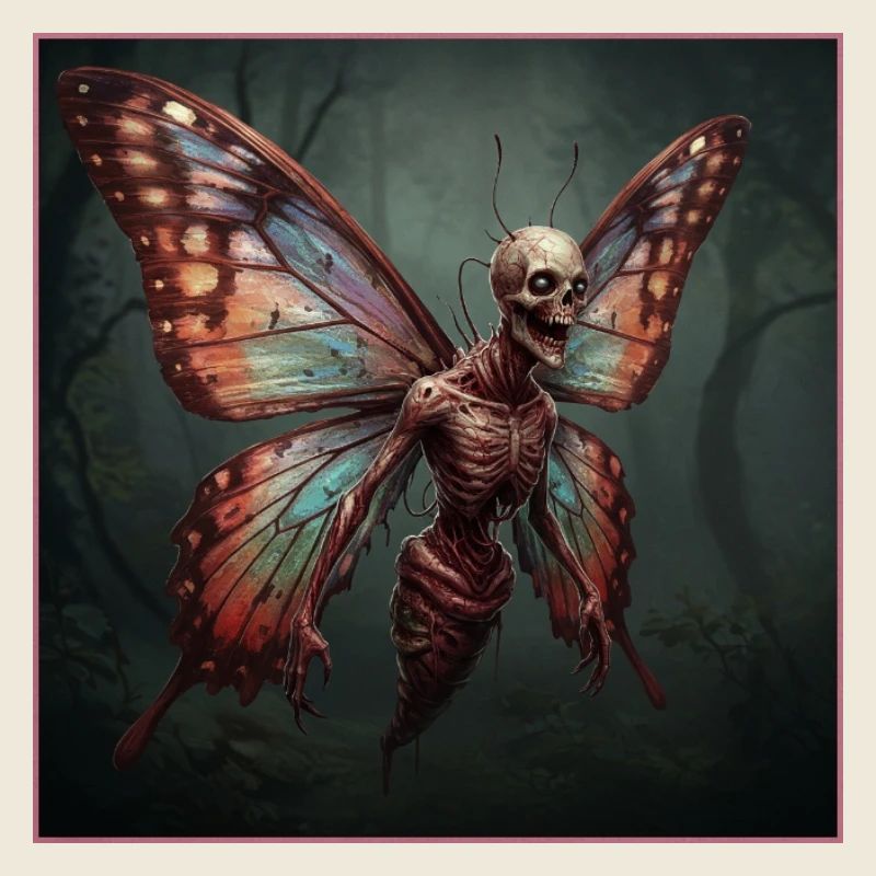 Cauchemar morbide du papillon