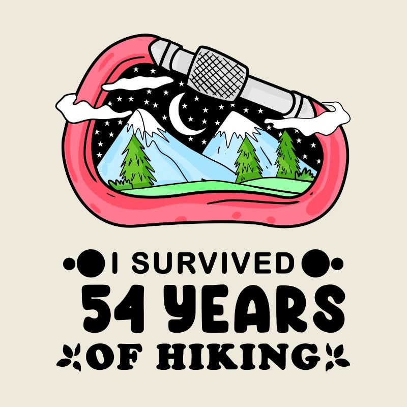 Berg Wanderer 54. Geburtstag 54 Jahre alt Geschenk
