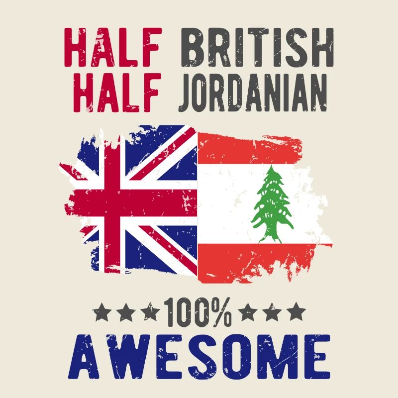 Moitié britannique moitié jordanien
