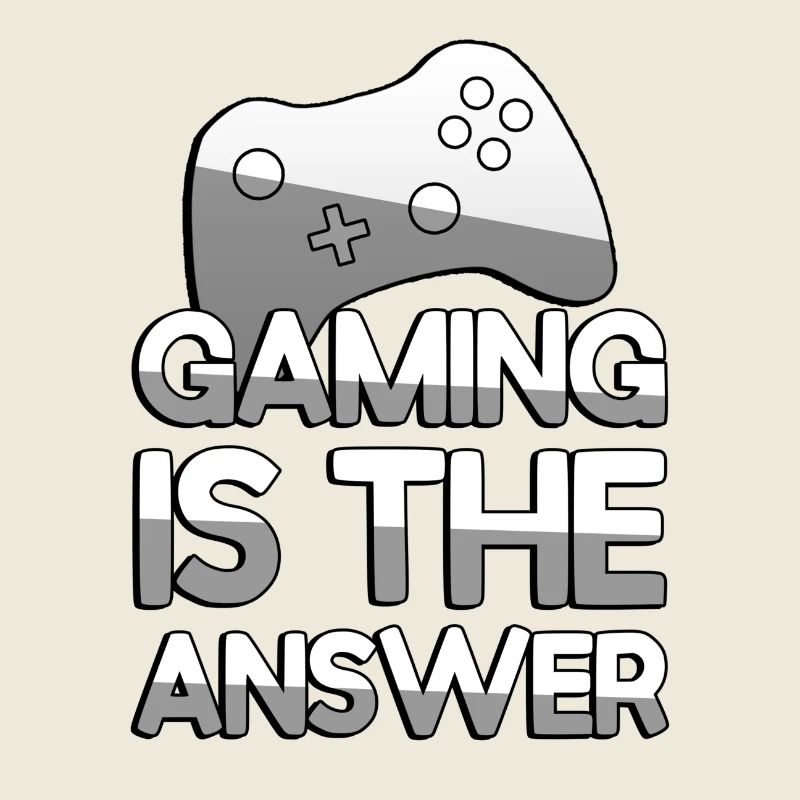 GAMING IS THE ANSWER + Controller - Gaming