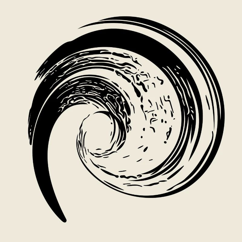 Gedrehte Welle Strudel Formation