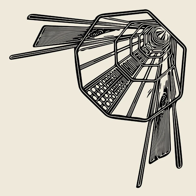 Geometric Tunnel Lines Infinity Optics