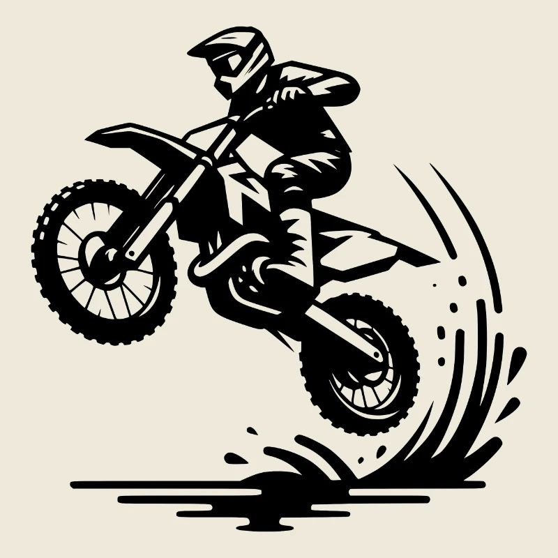 Machine de saut d’enduro de sport automobile