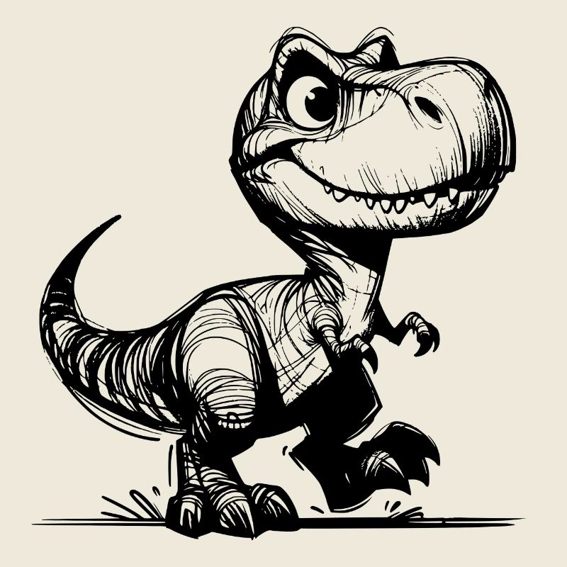 Kleiner süsser T-Rex Dino