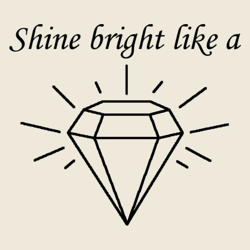 Brille comme un diamant