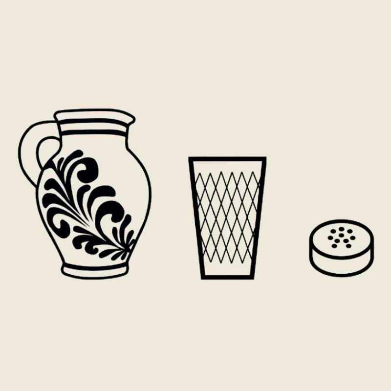 Bembel Geripptes Handkäs