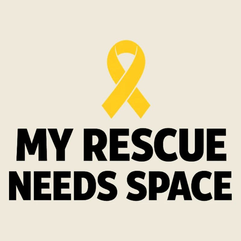 Reactive Dog Shirt – My Rescue Needs Space 