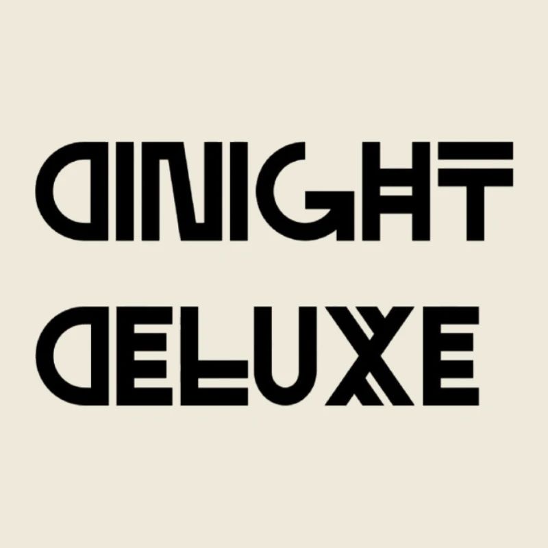 Moderne geometrische Buchstaben – Dinight Deluxe