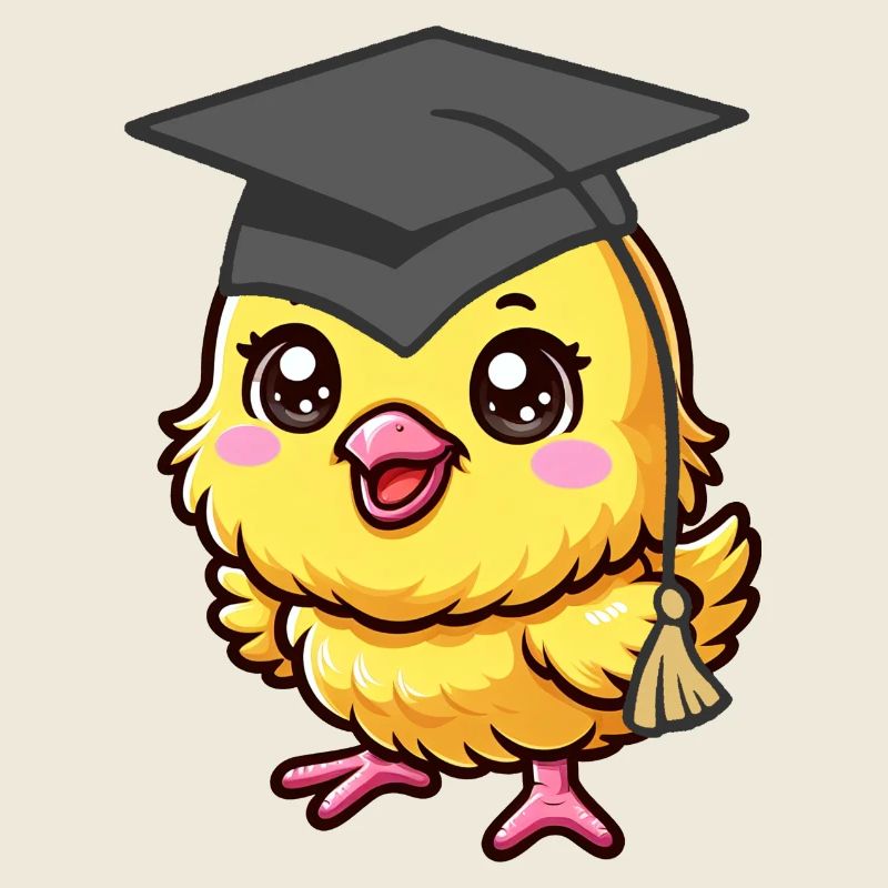 Küken Student studieren Einschulung Kinder