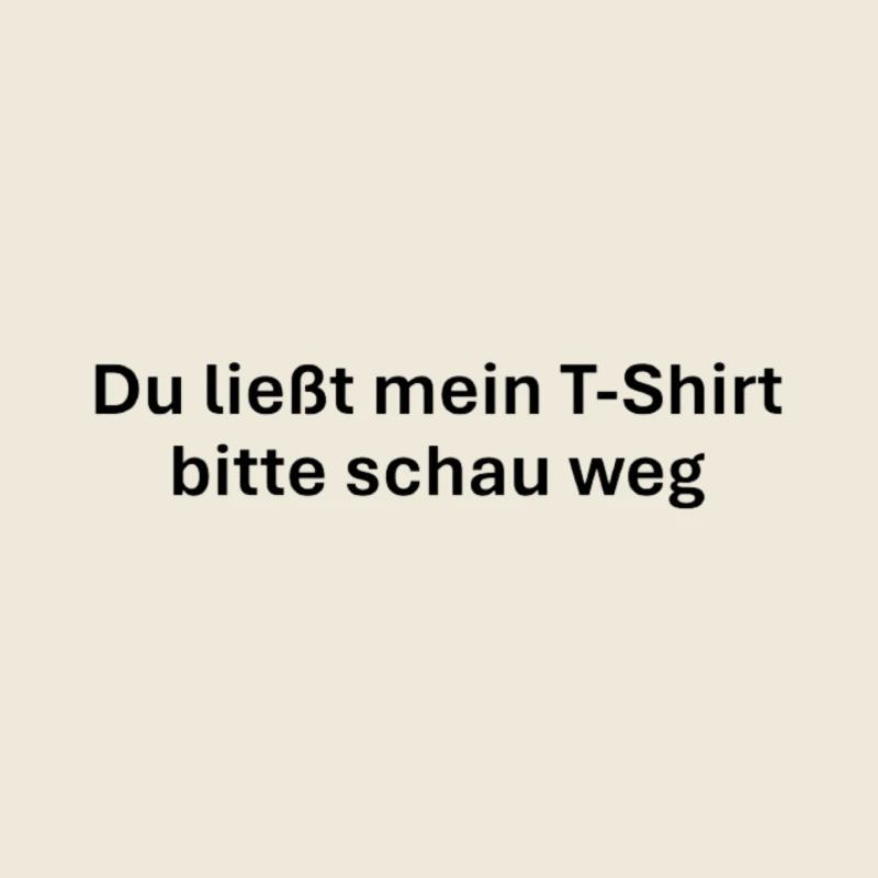 Witziger Spruch