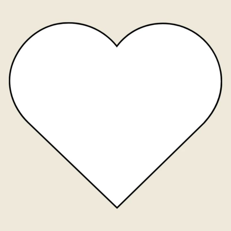 Template heart frame design