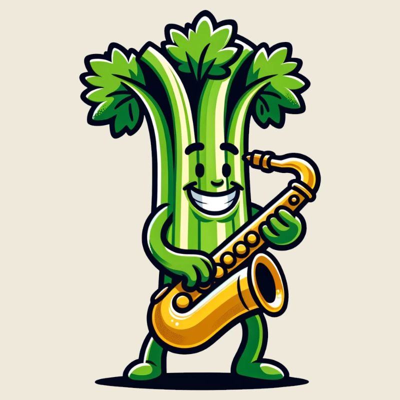 Saxy Celery Brings the Crunchy Jazz