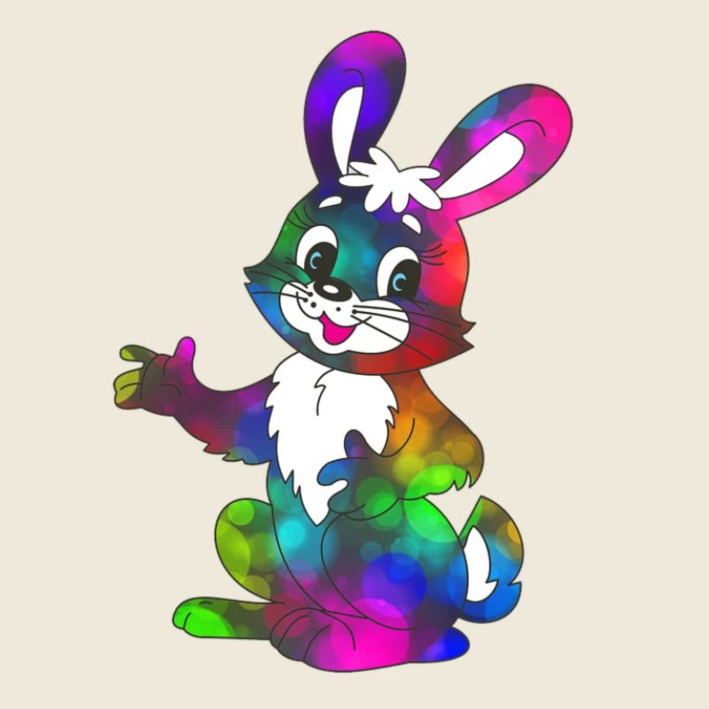 Regenbogen-Kaninchen