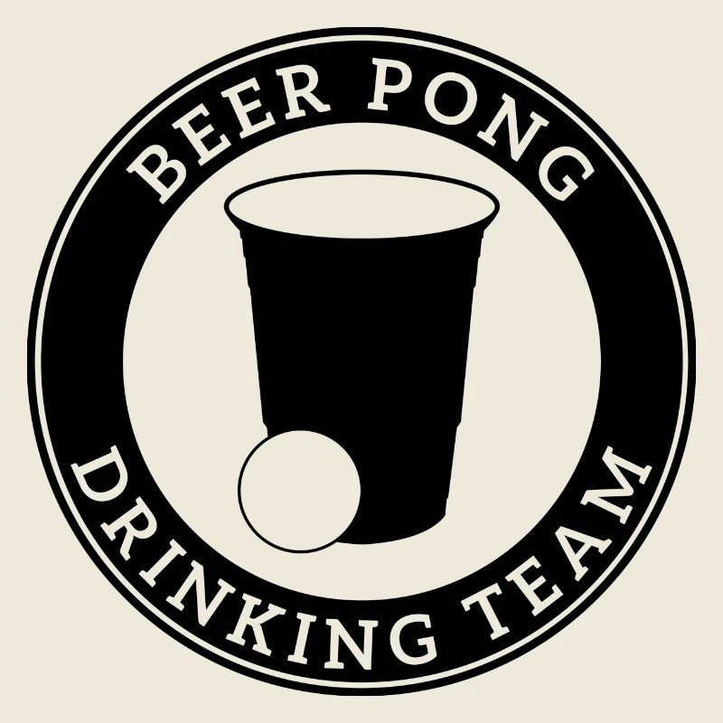 Beer Pong Drinking Team - Brustlogo
