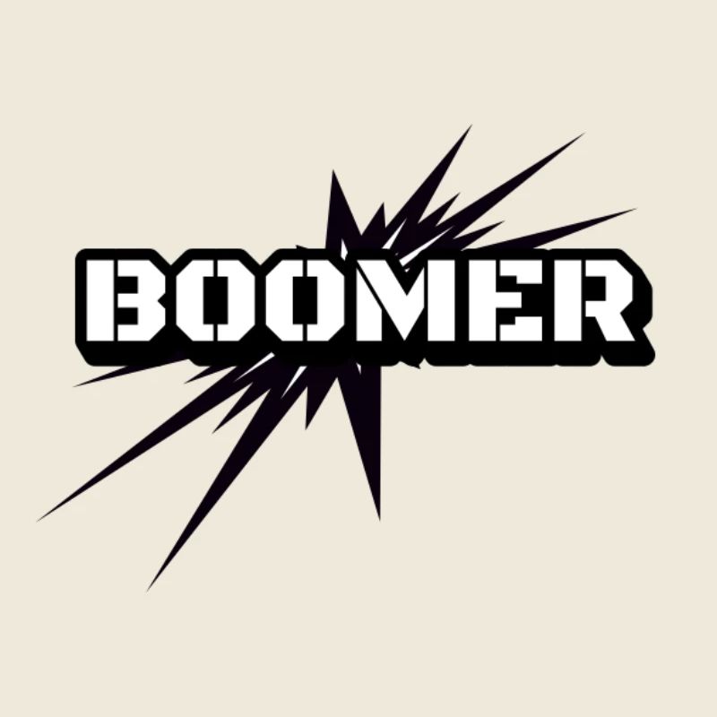 Boomer Explosionschrift
