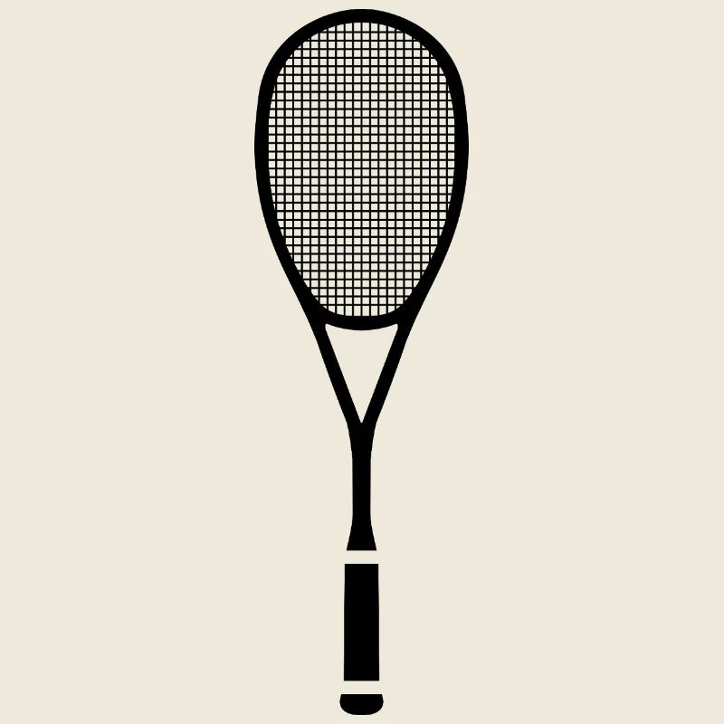 Raquette de squash divisée