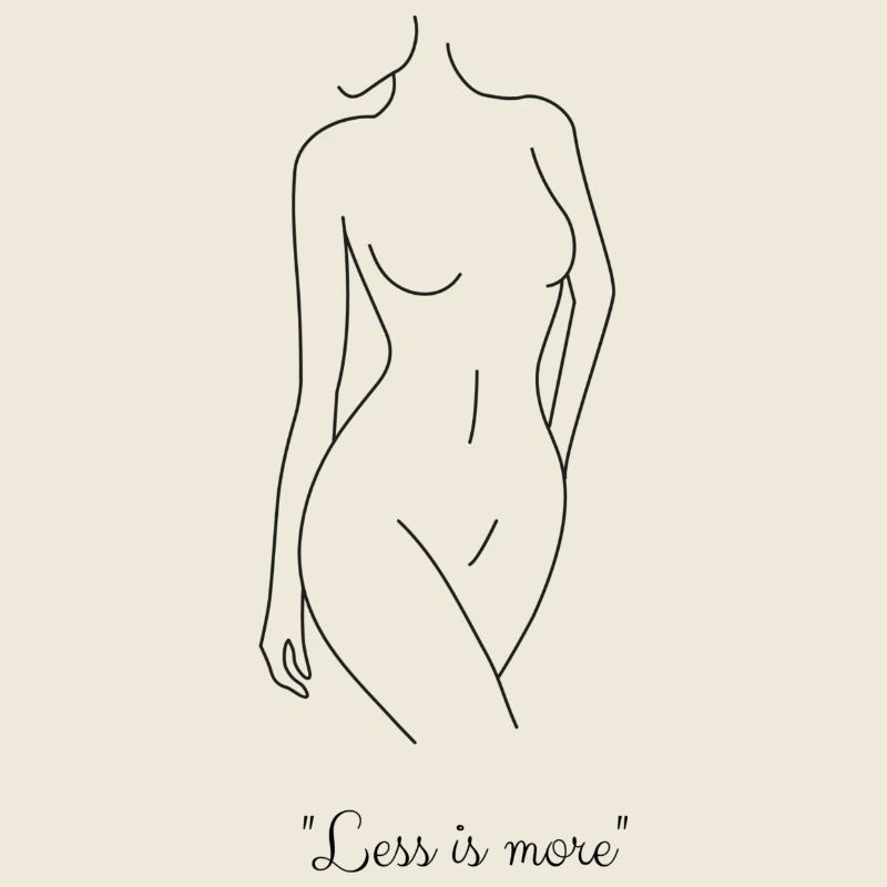 "Less is more" / "Weniger ist mehr" , Geschenk