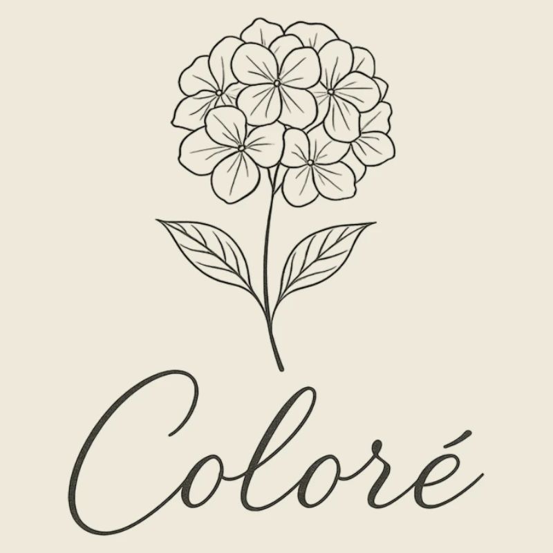  Elegante Colorè Blumenillustration 