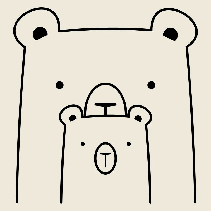 zwei Bären Bär Eisbär Braunbär I Geschenkidee