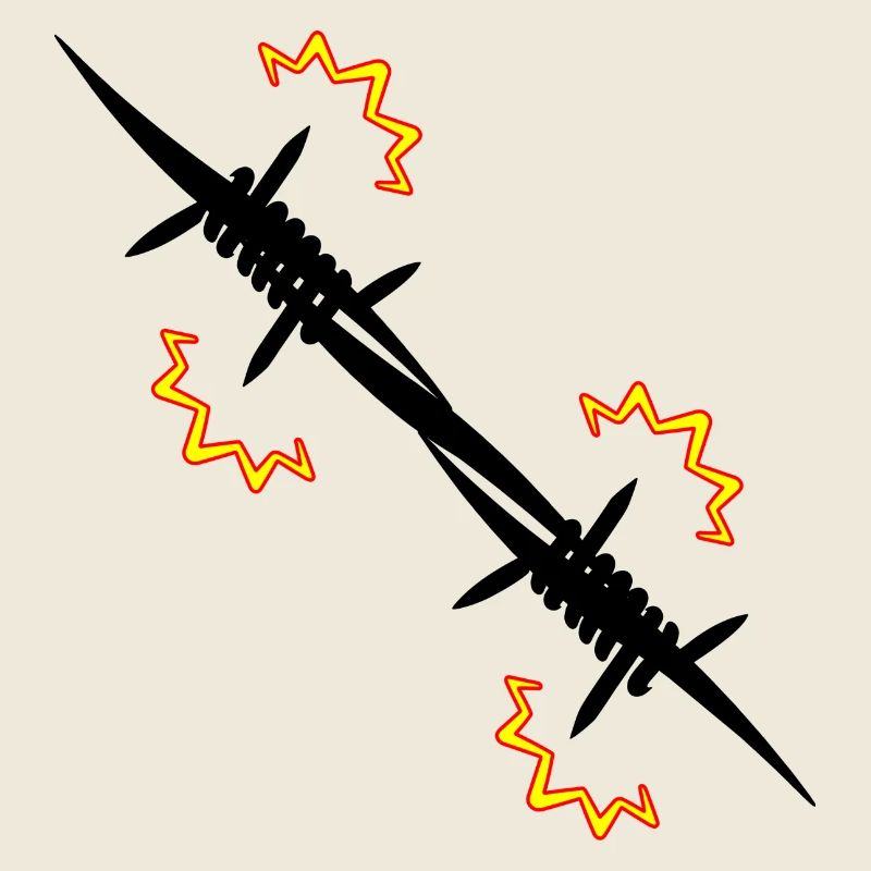 Elektrozaun Stacheldraht