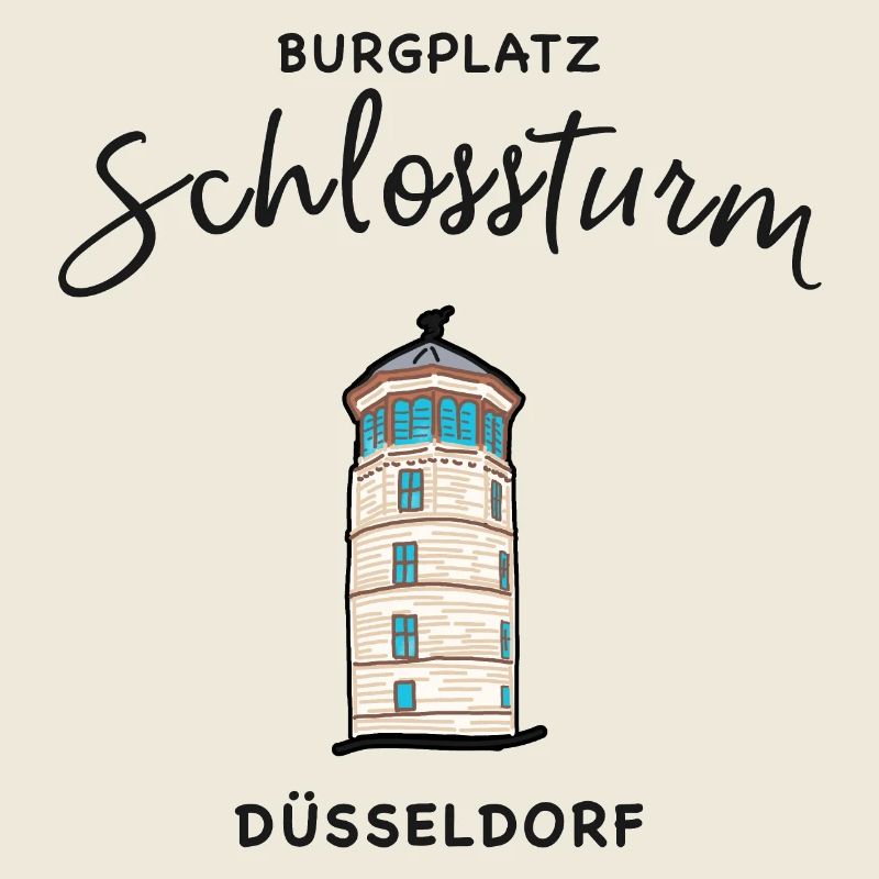 Schlossturm Düsseldorf, iconic landmark