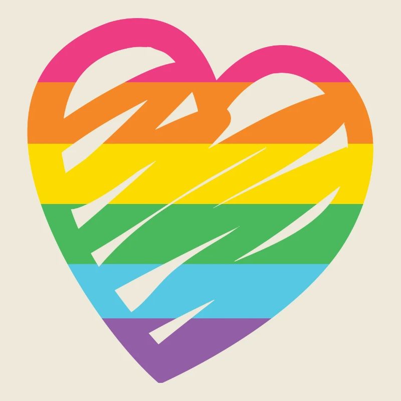 LGBTQ-Regenbogenherz