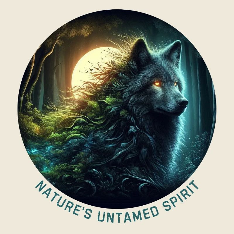 Le Loup dans la Forêt de la Nuit