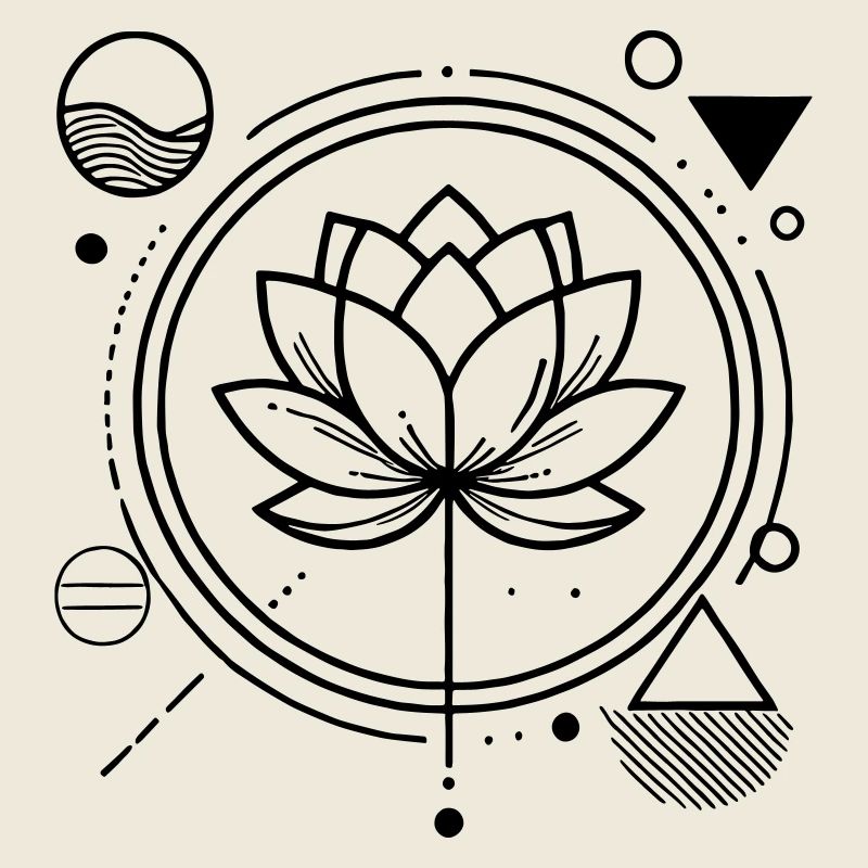 Lotus Zen – Calme, Force et Énergie