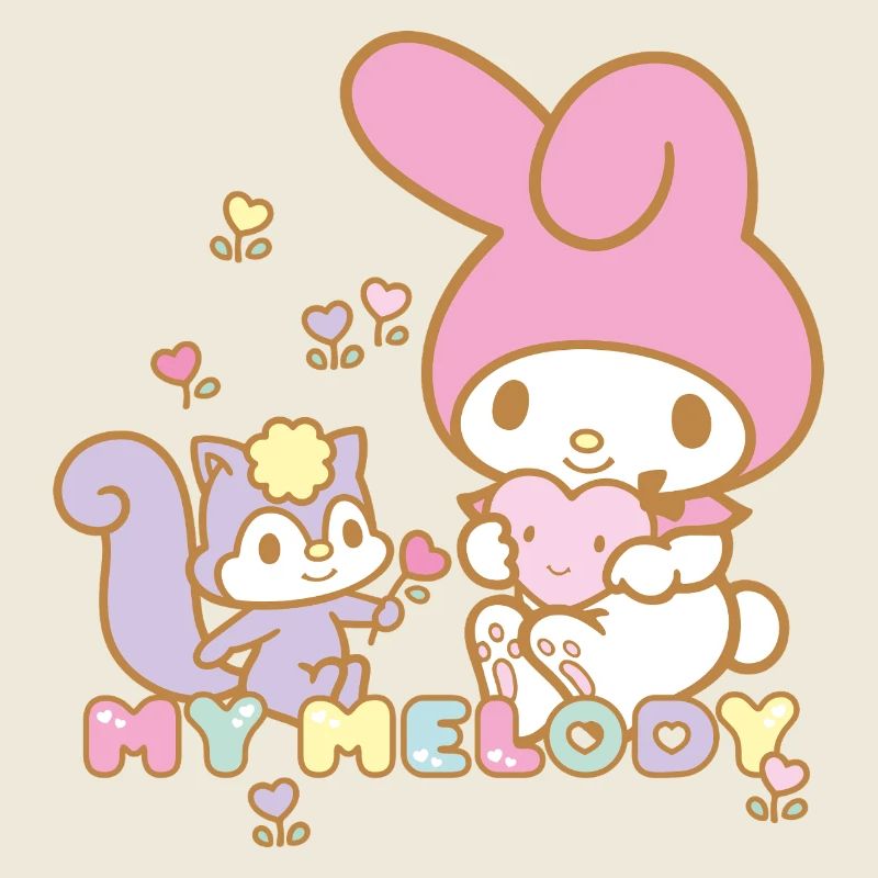 My Melody Pflückt Mit Risu Herzblümchen