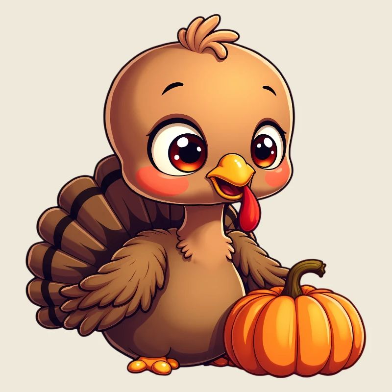 Bébé dinde de Thanksgiving