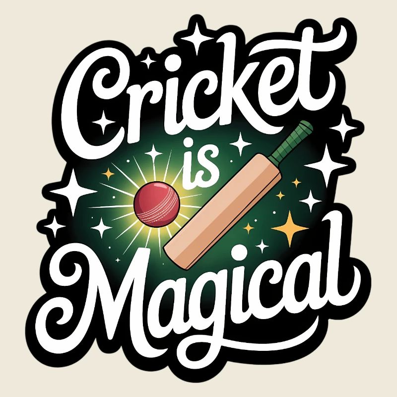 Funny Cricket Saying Vintage Cricket Game