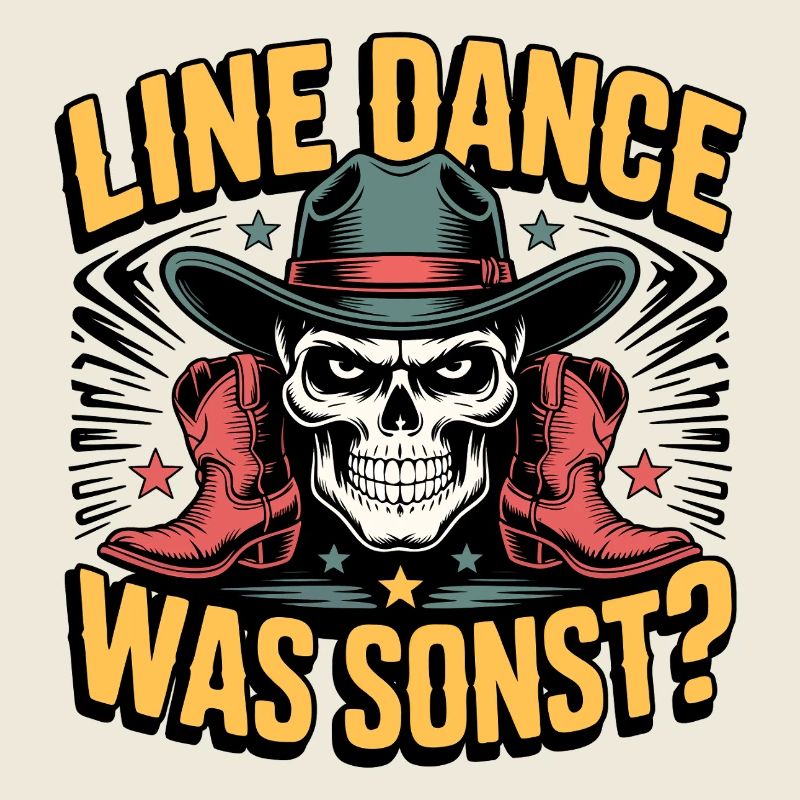 Line Dance Skeleton Western Shirt