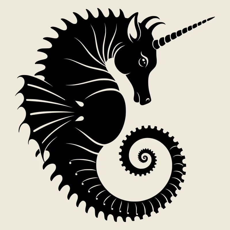 Einhorn-Seepferdchen – Mystisches Meerwesen