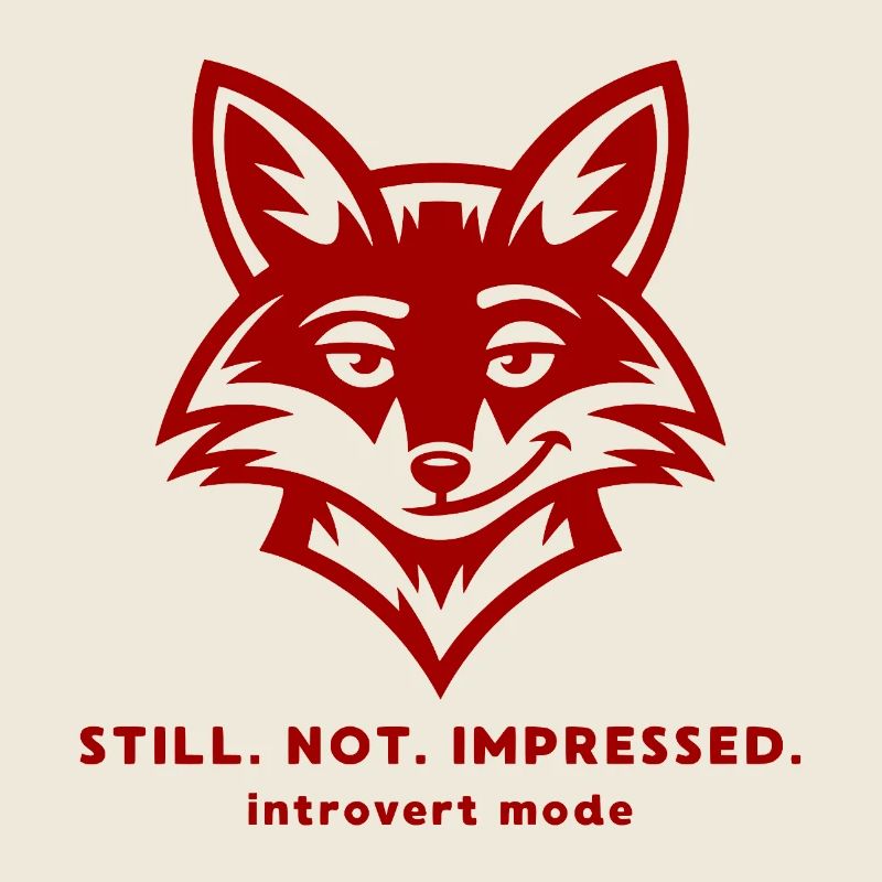 Citation drôle d’introverti de Fox - toujours pas impressionné