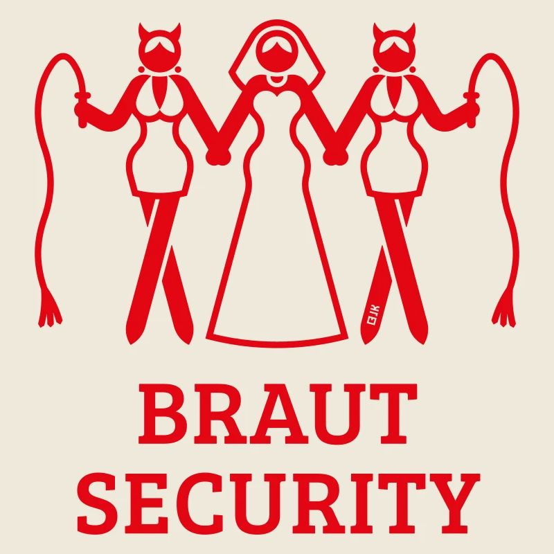 Braut Security (JGA Polterabend Peitsche / Red)