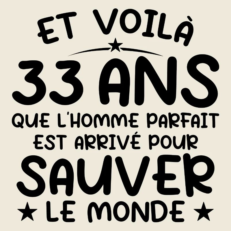 33 ans Cadeau anniversaire 33 ans Homme