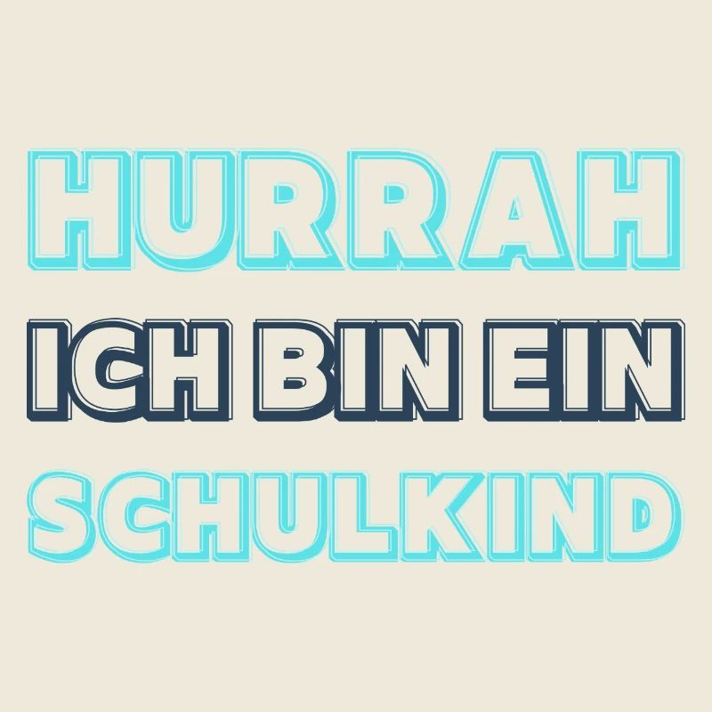 Hourra, Écolier Garçon Bleu Néon