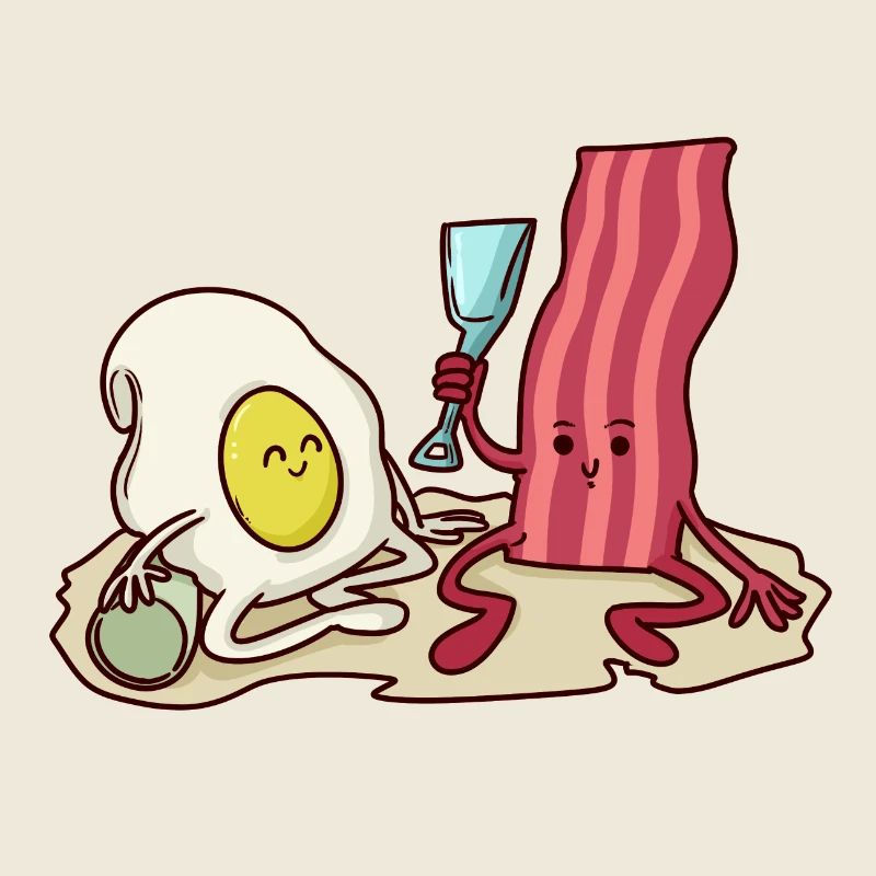 jeu de bacon et œufs dans le bac à sable