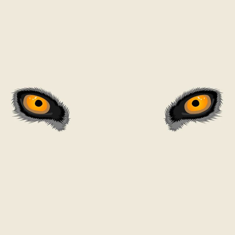 Yellow Deep Wolf Eyes