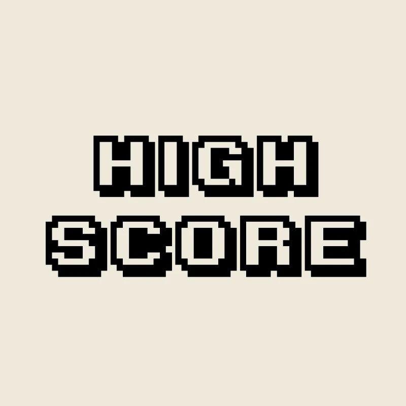 Arcade noir High Score