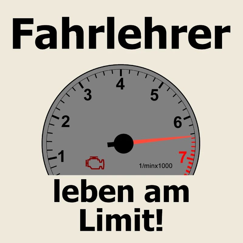Fahrlerhrer leben am Limit Geschenkidee Lustig