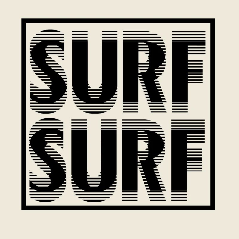 surf surf / exclusive surfer design unisex