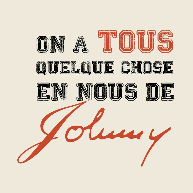Objet johnny hallyday - Quelque chose de Johnny