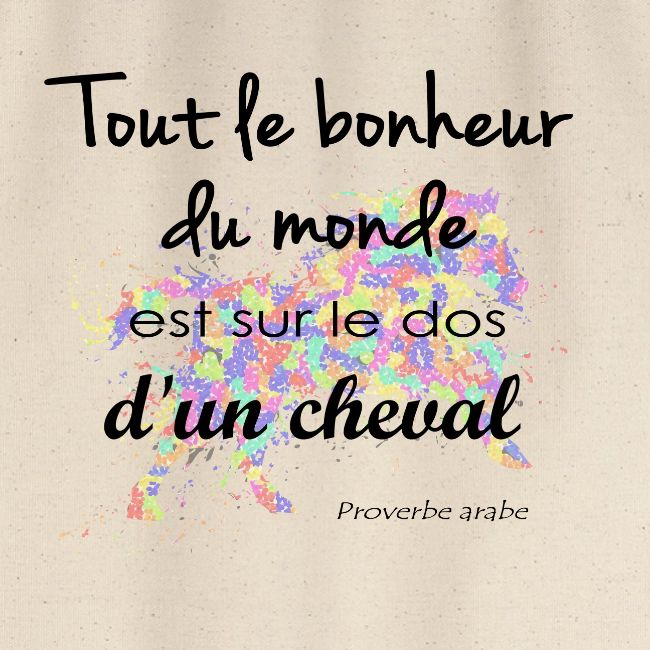 Tout le bonheur du monde sur le dos d'un cheval