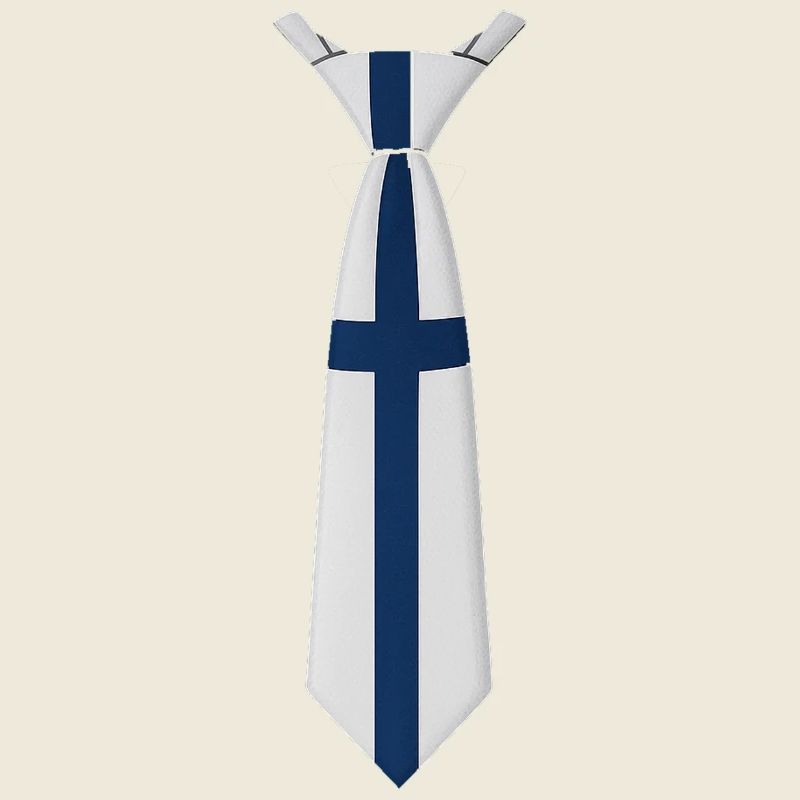 Cravate Finlande – Conception du drapeau