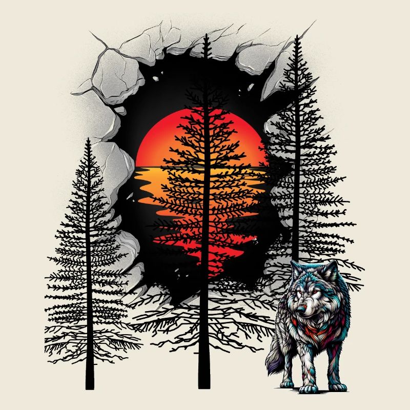 Wolf Wölfe mystisch Wald Waldtiere Märchen