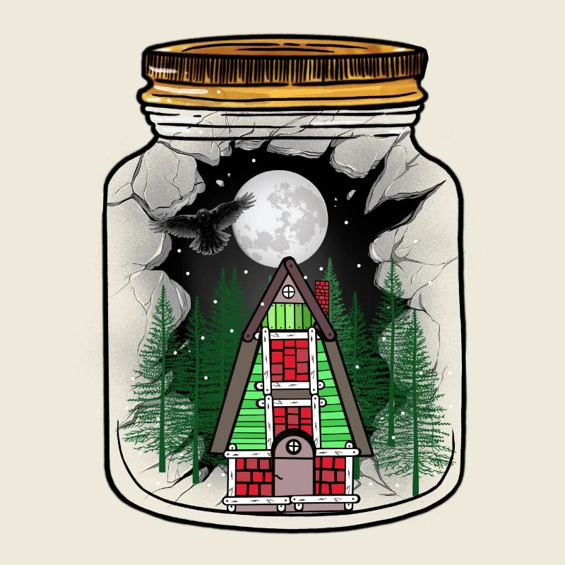 Märchen Märchenfigur mystisch Haus Häuschen Hütte