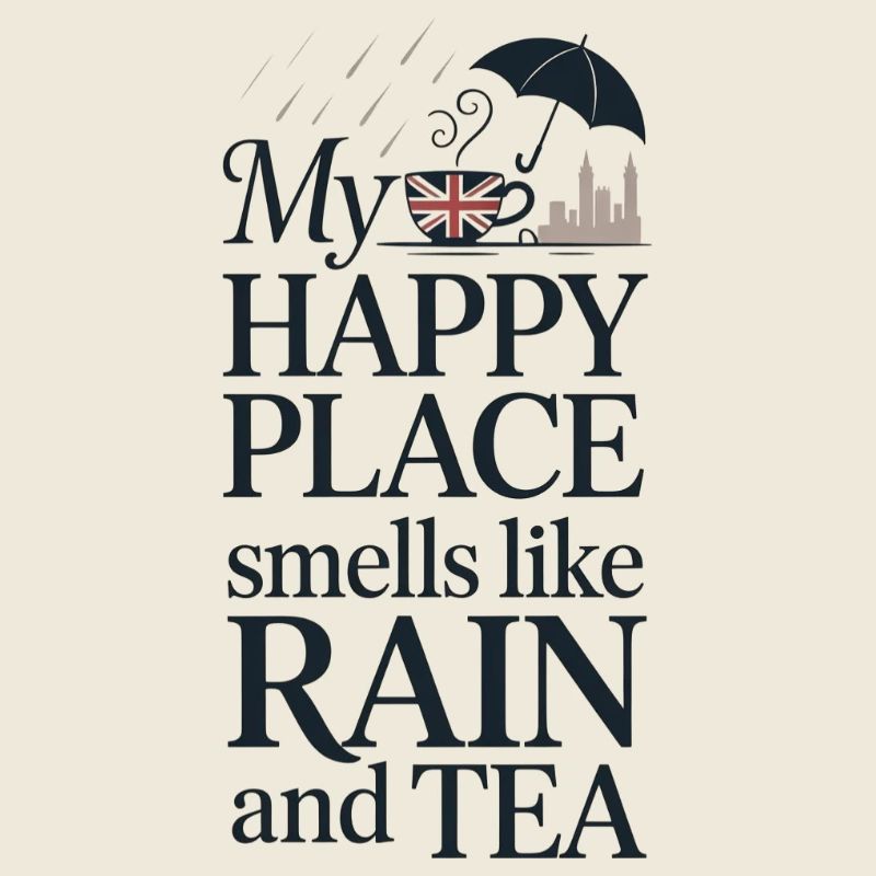 Happy Place: Rain & Tea – British Tea Design